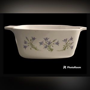 Vintage Corning Ware Blue Dusk 1.5 Qt. Casserole Dish Bowl Baking Cooking